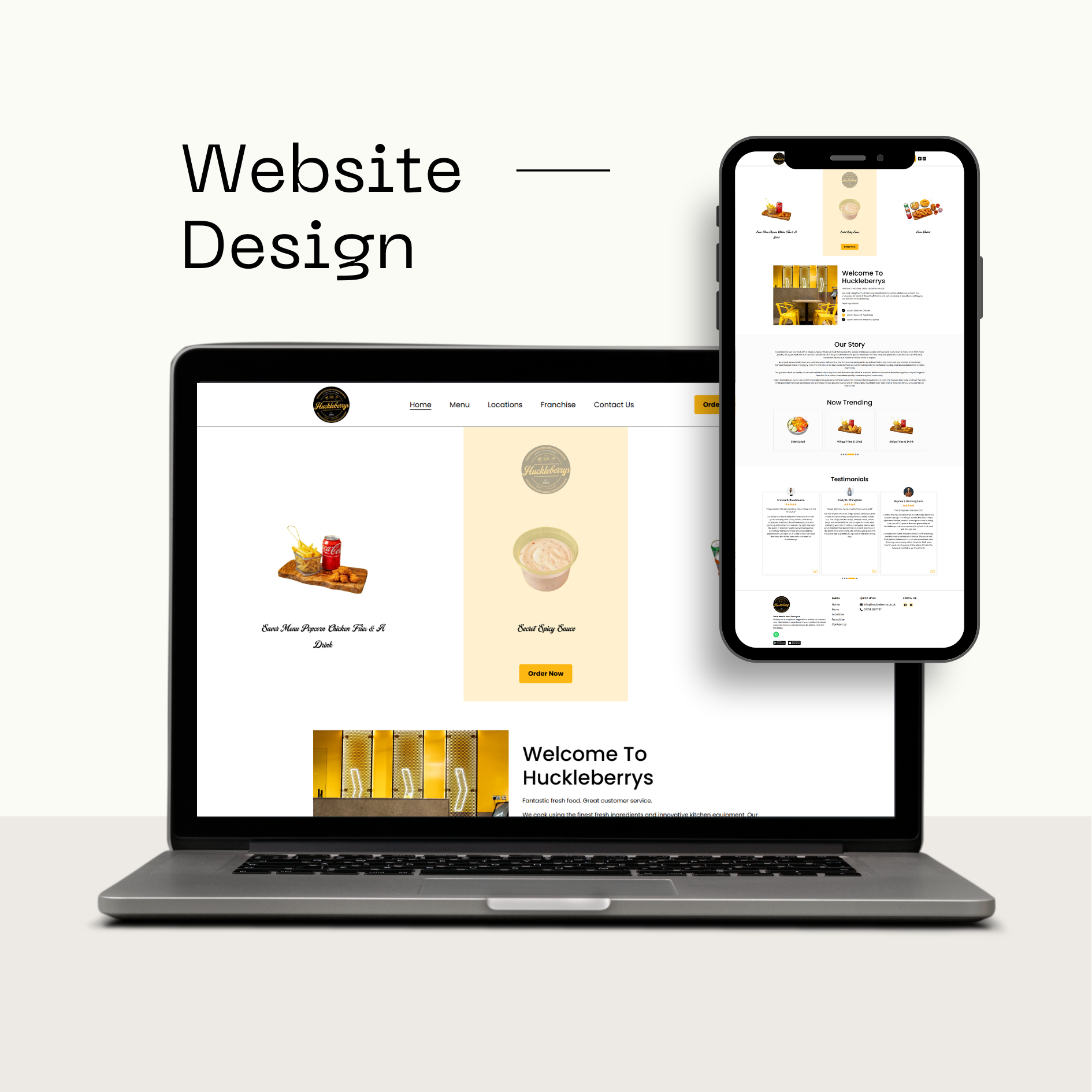 Minimalist Website Launch Computer Mockup Instagram Post